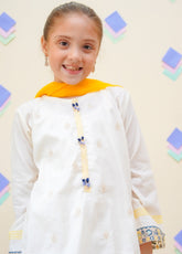 Farshi By Shanzey Embroidered Lawn Cotton Suits Stitched 3 Piece For Girls S25FLE SHK-4436